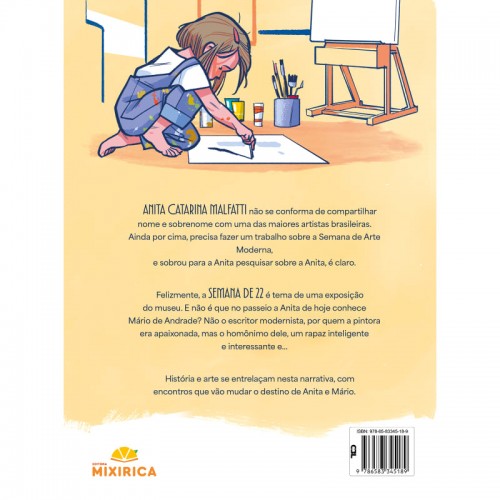 Anita e Mário no museu